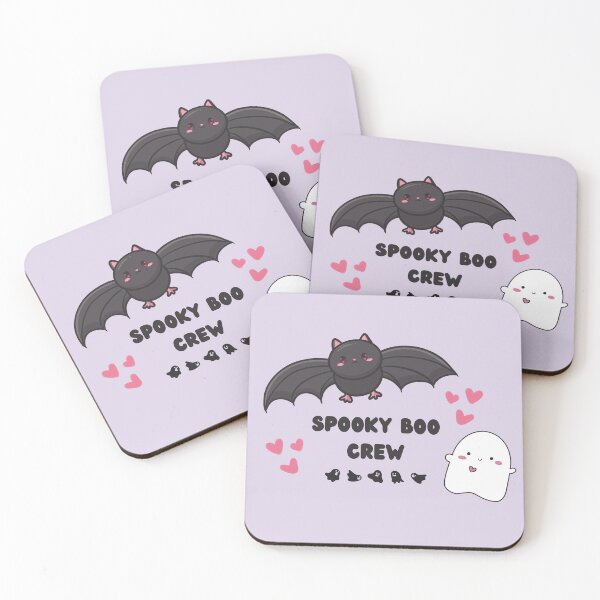 Item preview, Spooky Bat and Ghost Crew designed and sold by ShyHomebodyClub.