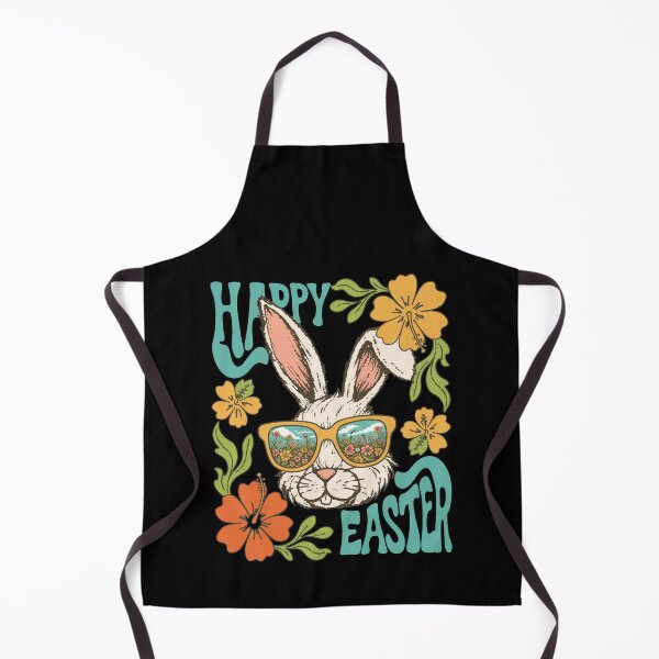 Item preview, Retro Groovy Bunny Floral Portrait designed and sold by SignumShop.