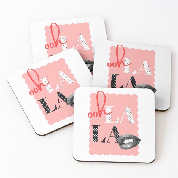 Item preview, Ooh La La: Pop Art Typography Print designed and sold by Midori Pop.