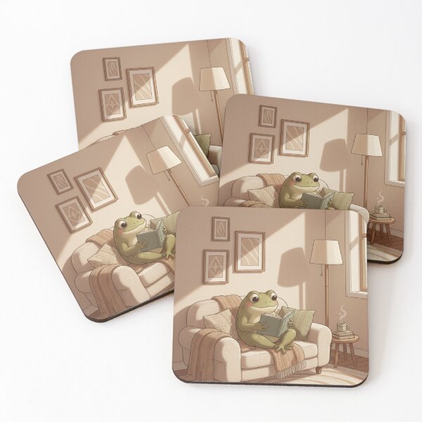 Item preview, Reading Frog and Hygge Moments designed and sold by HeyHas.