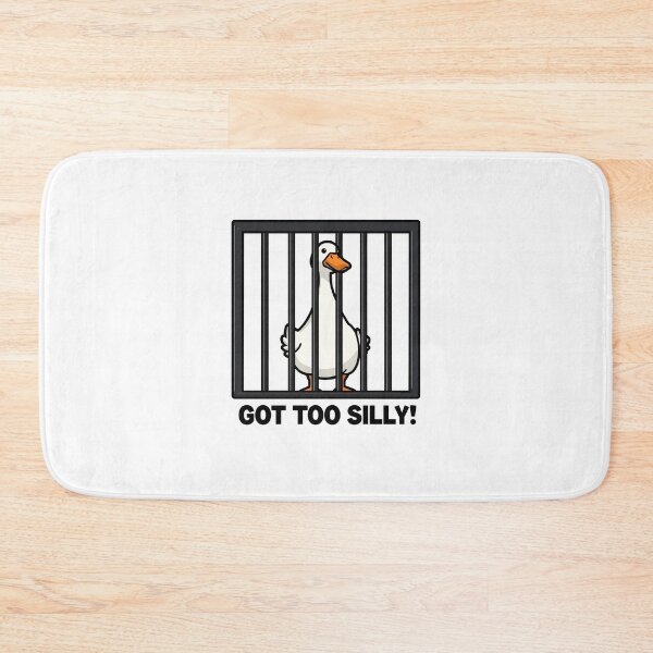 Item preview, Got Too Silly! Sticker – Caged Goose Design designed and sold by AnimeCraftLab.
