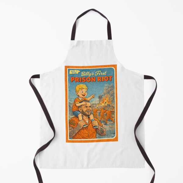 Item preview, Billy's First Prison Riot funny retro design designed and sold by The Sporty Nerd.