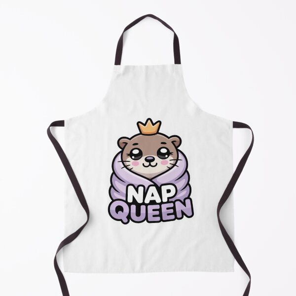 Item preview, Nap Queen - Sleepy Otter Blanket Kawaii Sticker designed and sold by Ashley critters.
