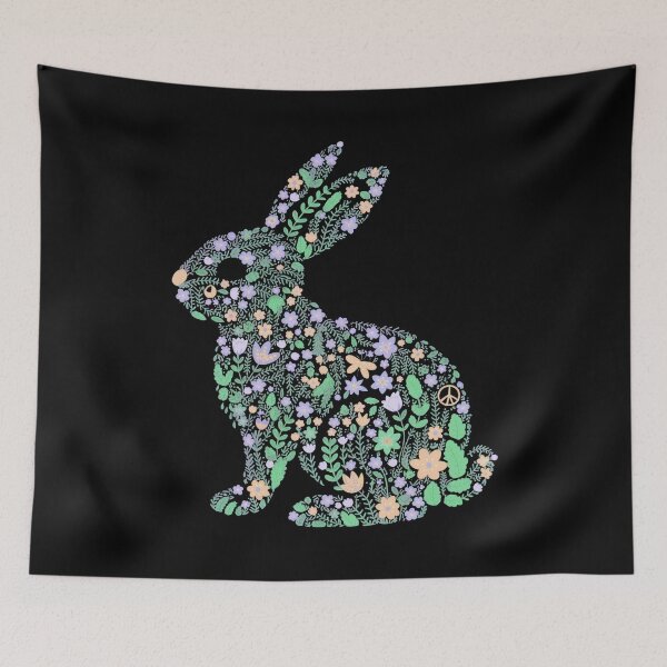 Item preview, Boho Easter Flower Power Silhouette designed and sold by SignumShop.