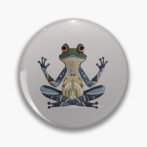 Item preview, Frog Lotus – Yoga Stillness designed and sold by Pekilot.