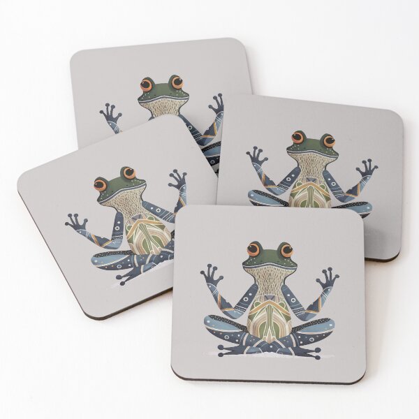 Item preview, Frog Lotus – Yoga Stillness designed and sold by Pekilot.