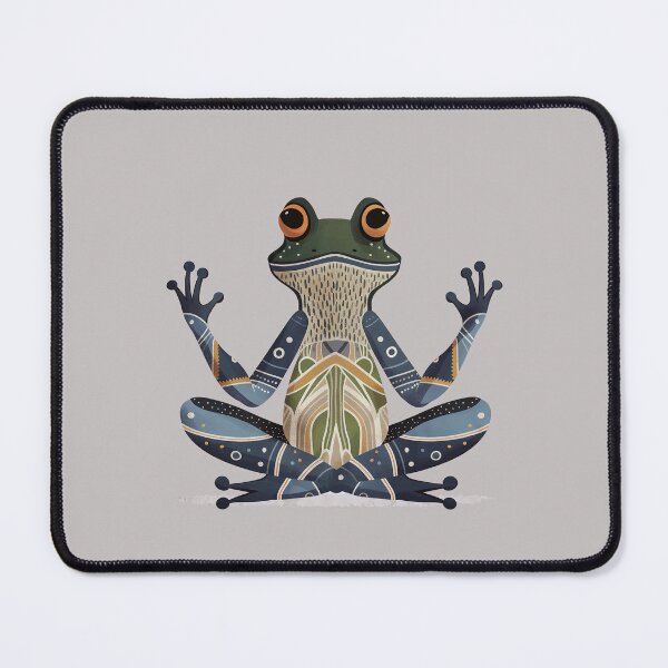 Item preview, Frog Lotus – Yoga Stillness designed and sold by Pekilot.