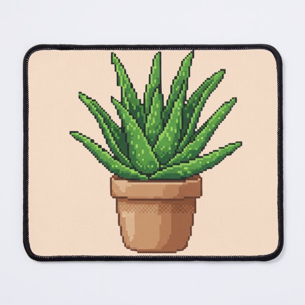 Item preview, Pixel Art Aloe Vera Plant designed and sold by Potato Quality Prints.