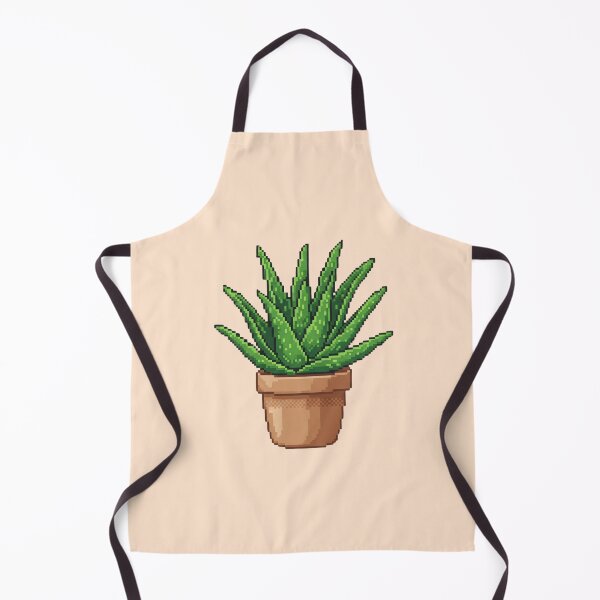 Item preview, Pixel Art Aloe Vera Plant designed and sold by Potato Quality Prints.