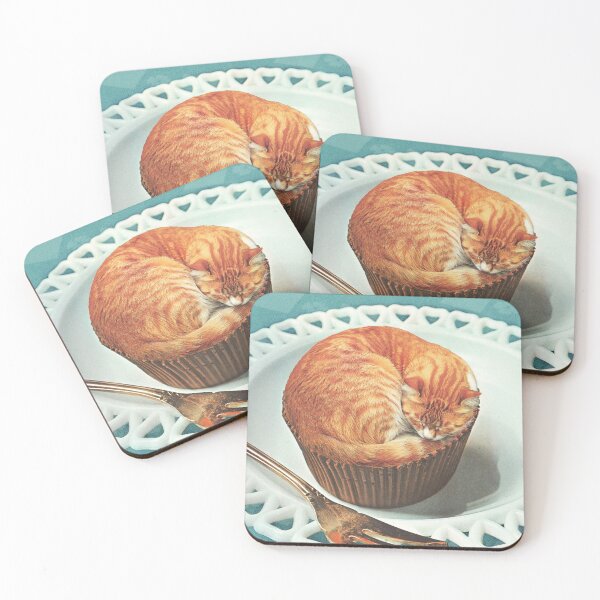 Item preview, Ginger Cupcat Nap - Cat Cupcake designed and sold by Vertigo Artography.