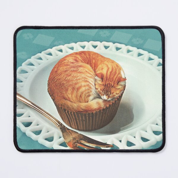 Item preview, Ginger Cupcat Nap - Cat Cupcake designed and sold by Vertigo Artography.