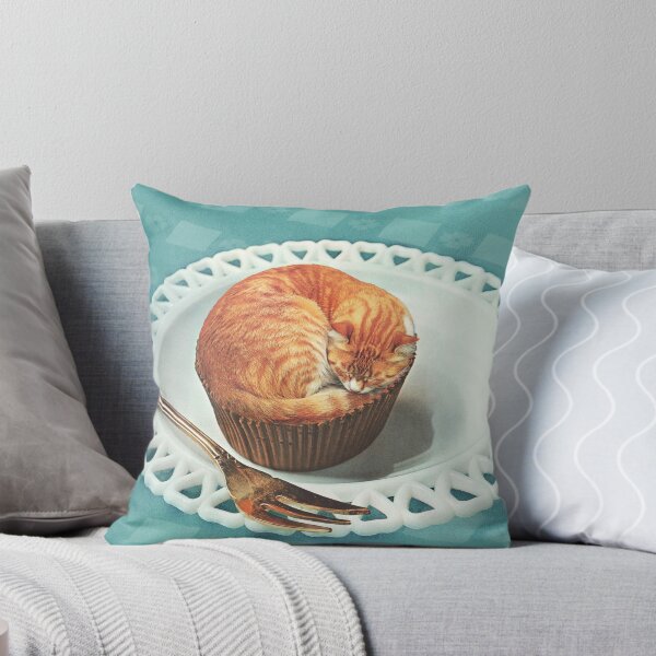 Item preview, Ginger Cupcat Nap - Cat Cupcake designed and sold by Vertigo Artography.