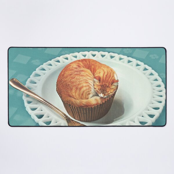 Item preview, Ginger Cupcat Nap - Cat Cupcake designed and sold by Vertigo Artography.