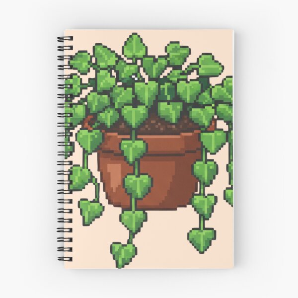 Item preview, Pixel Art Heart Leaf Plant designed and sold by Potato Quality Prints.