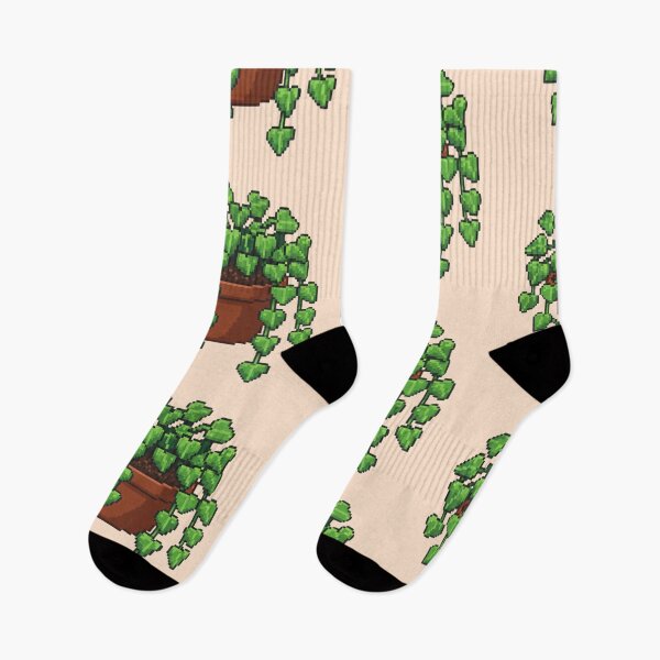 Item preview, Pixel Art Heart Leaf Plant designed and sold by Potato Quality Prints.