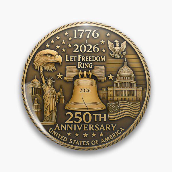 Item preview, 250 Years 1776-2026 ,U.S 250th Anniversary Souvenir,America  250th Birthday designed and sold by gear-posters.