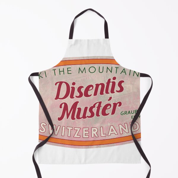Item preview, Disentis/Mustér, Switzerland, Graubünden, Ski, textured skiing badge designed and sold by Wanderful-roads.