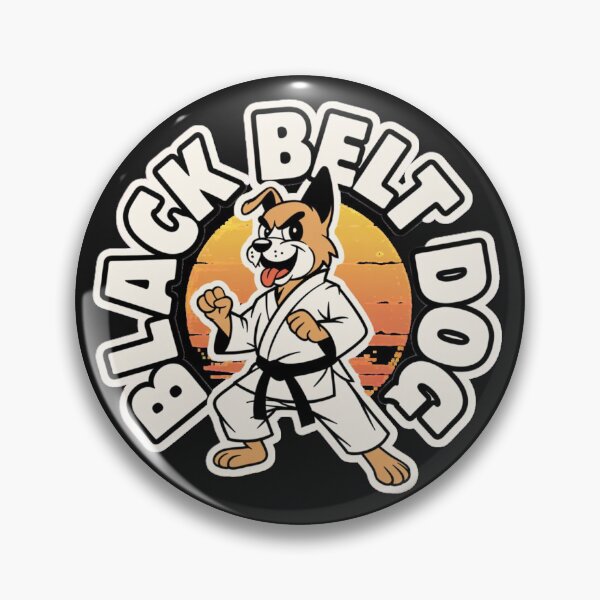 Item preview, Funny Black Belt Dog Karate FighterT-Shirt designed and sold by MCdsgns.