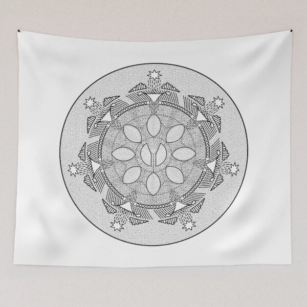 Item preview, Chakra Mandalas The Wraith designed and sold by palmprints.