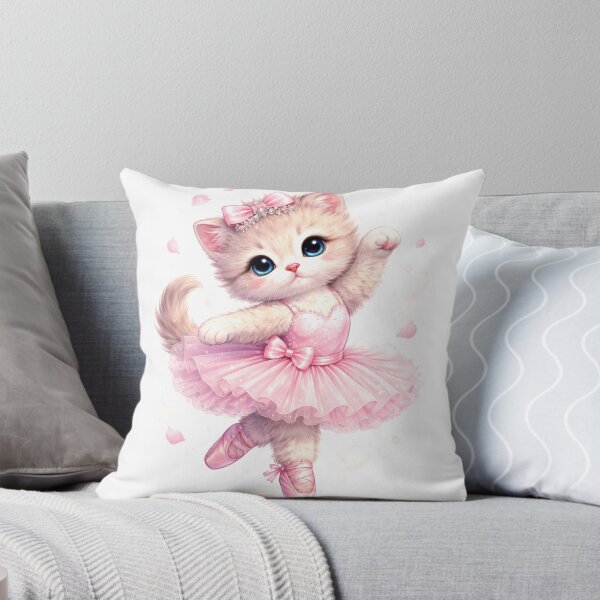 Item preview, Ballet Dreams - Cute Ballerina Kitten. designed and sold by Lylysun.