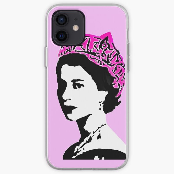 The Queen and pop art feminism iPhone Soft Case