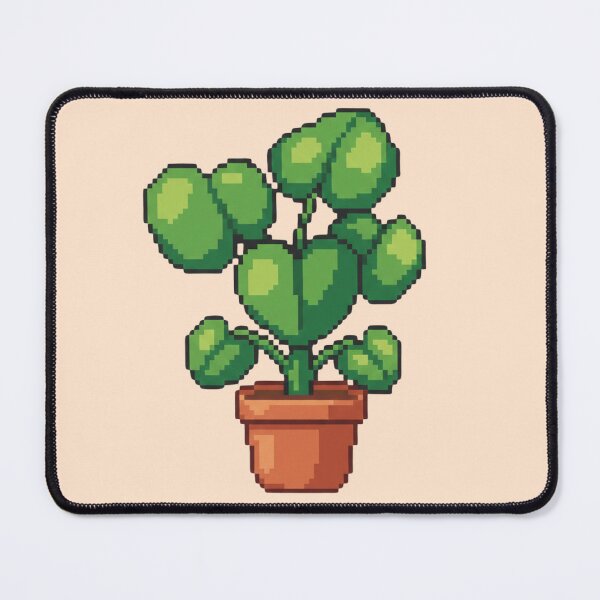 Item preview, Pixel Art Pilea Plant designed and sold by Potato Quality Prints.