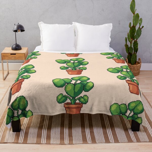 Item preview, Pixel Art Pilea Plant designed and sold by Potato Quality Prints.