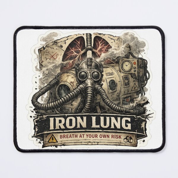 Item preview, ron Lung Industrial Gas Mask Art designed and sold by luxurytoushes.