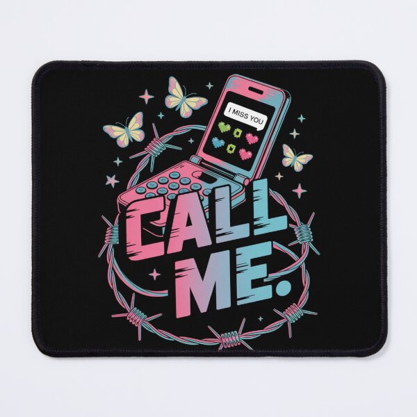 Item preview, Call Me Flip Phone I Miss You Barbed Wire Butterfly Valentine's Day designed and sold by DarylWelsh2024.