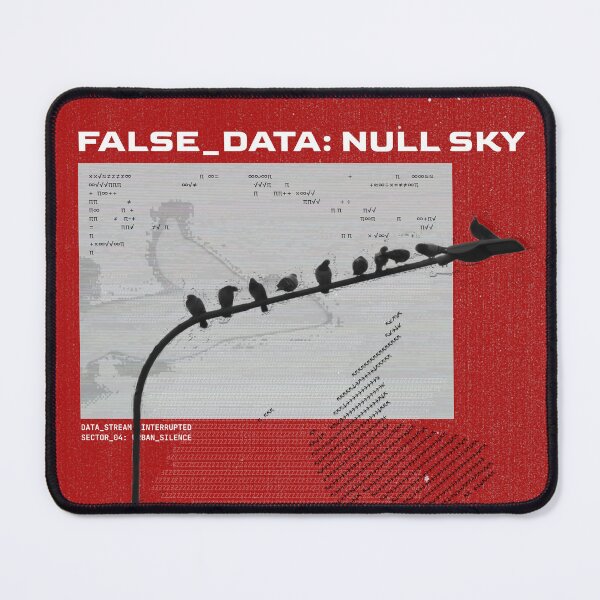 Item preview, FALSE_DATA: NULL SKY // Digital Glitch Poster designed and sold by pollysann.