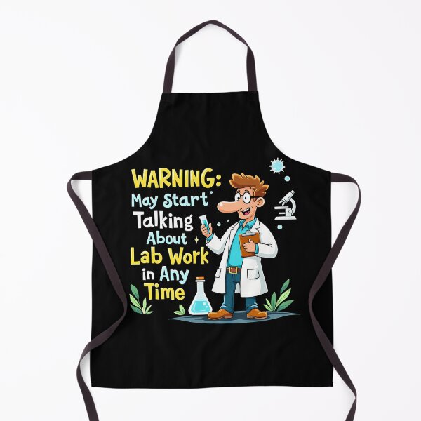 Item preview, Warning: May Start Talking About Lab Work Anytime – Funny Med Student Shirt designed and sold by CyfroweMysli.