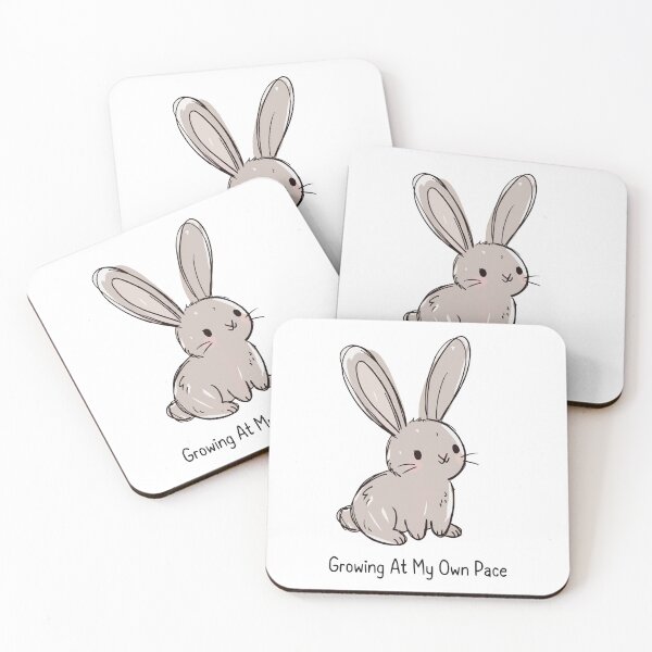 Item preview, Growing At My Own Pace Cute Bunny designed and sold by OuSfian1.