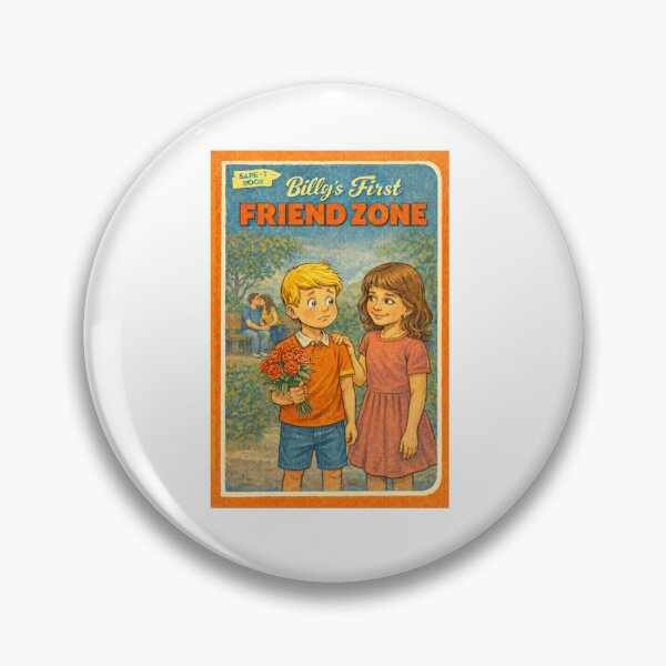 Item preview, Billy's First Friend Zone funny retro design designed and sold by The Sporty Nerd.