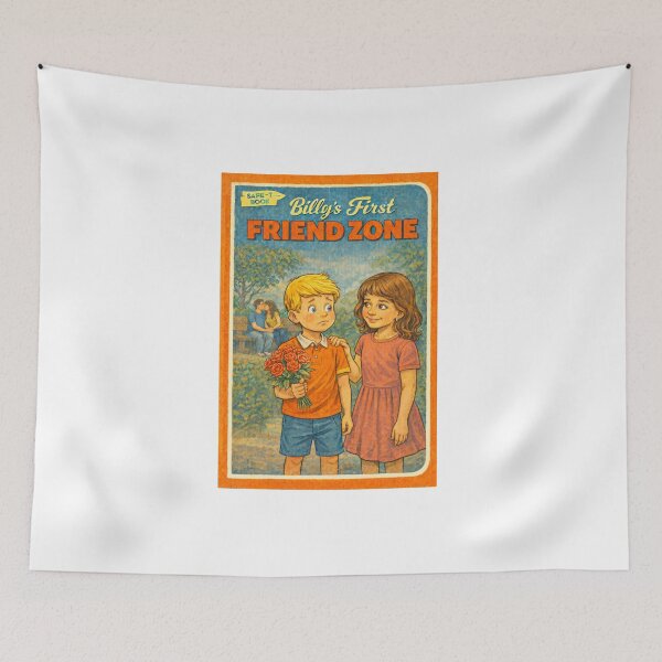 Item preview, Billy's First Friend Zone funny retro design designed and sold by The Sporty Nerd.