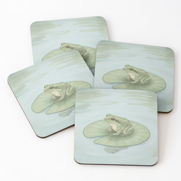 Item preview, Frog in Absolute Calm designed and sold by HeyHas.
