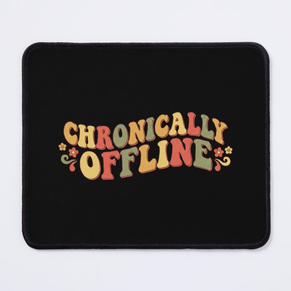 Item preview, Chronically Offline  Digital Detox Slow Living Aesthetic Vintage Grovvy designed and sold by NewRedLady.