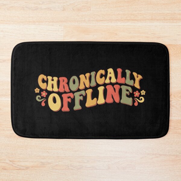 Item preview, Chronically Offline  Digital Detox Slow Living Aesthetic Vintage Grovvy designed and sold by NewRedLady.