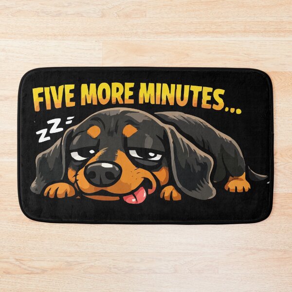 Item preview, Dachshund Napping – Five More Minutes Mood designed and sold by OneMoments.