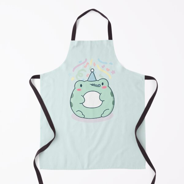 Item preview, Kawaii Frog with Party Hat and Noise Maker designed and sold by ShyHomebodyClub.