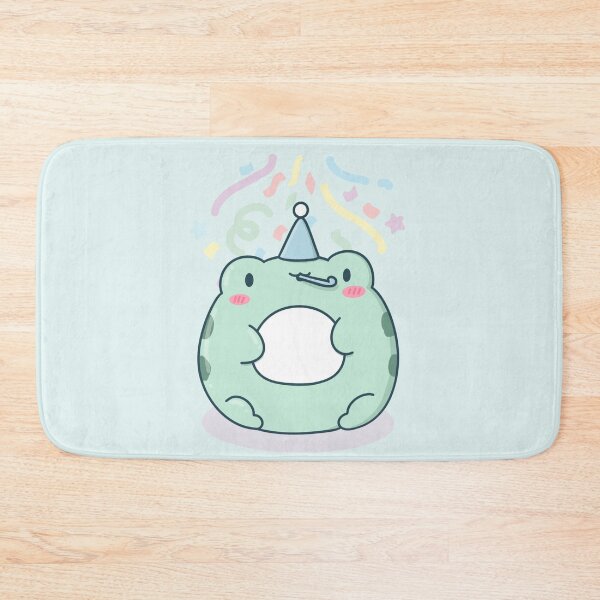 Item preview, Kawaii Frog with Party Hat and Noise Maker designed and sold by ShyHomebodyClub.