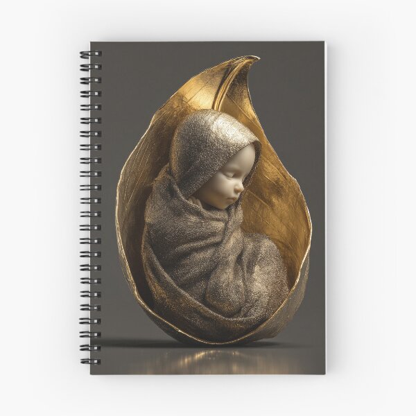 Item preview, Golden Baby in Cocoon – Symbol of Bright Future & New Life 2 designed and sold by WordPlayStudio.