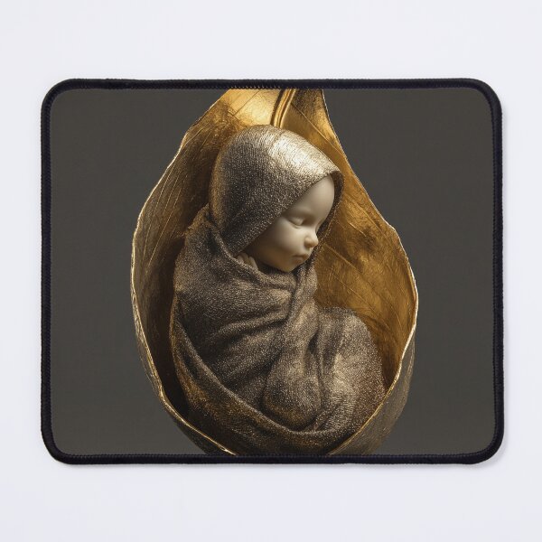 Item preview, Golden Baby in Cocoon – Symbol of Bright Future & New Life 2 designed and sold by WordPlayStudio.