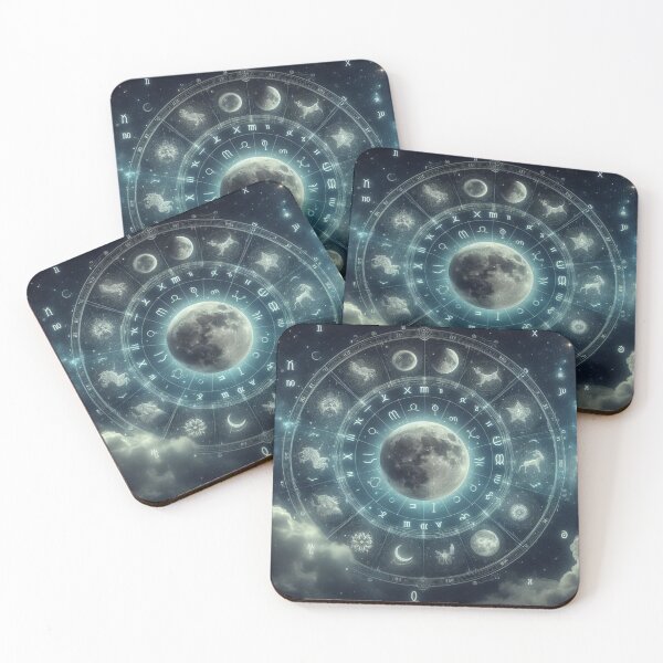 Item preview, Celestial Moon Circle designed and sold by Sybille-Yates.