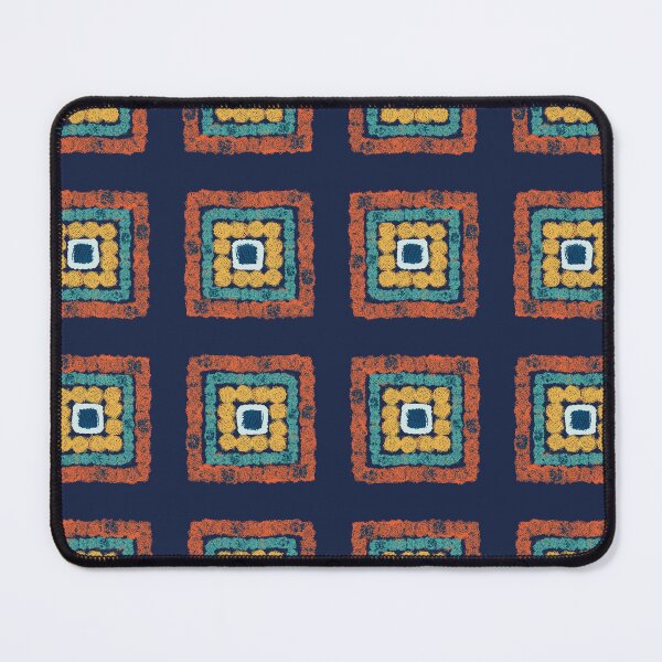 Item preview, Fuzzy Squares Blue designed and sold by jehb.creative.