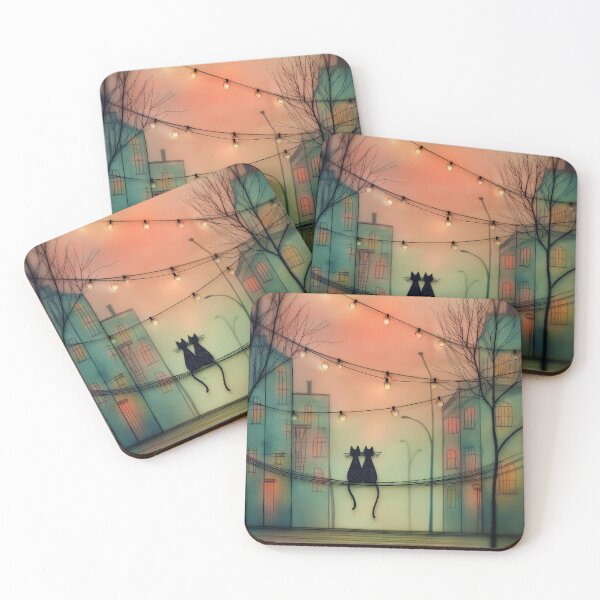 Item preview, Cats Watching  Sunset designed and sold by Blue Horse Photo Magic.