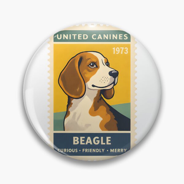Item preview, Vintage Beagle Postage Stamp Illustration designed and sold by postmarkpaw.