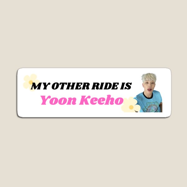 Item preview, My Other Ride is Yoon Keeho Bumper Sticker designed and sold by supercoolshtuff.