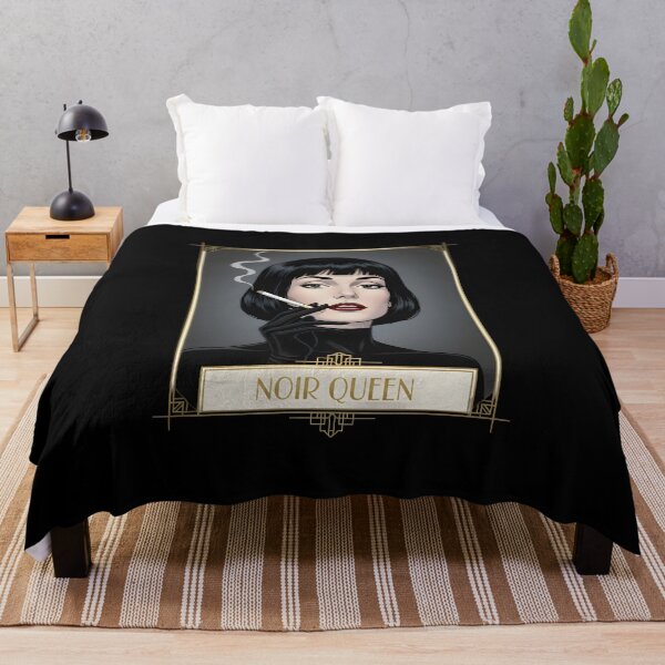Item preview, Noir Queen Art Deco Femme Fatale Vintage Glam Design. designed and sold by Spark2Seduction.