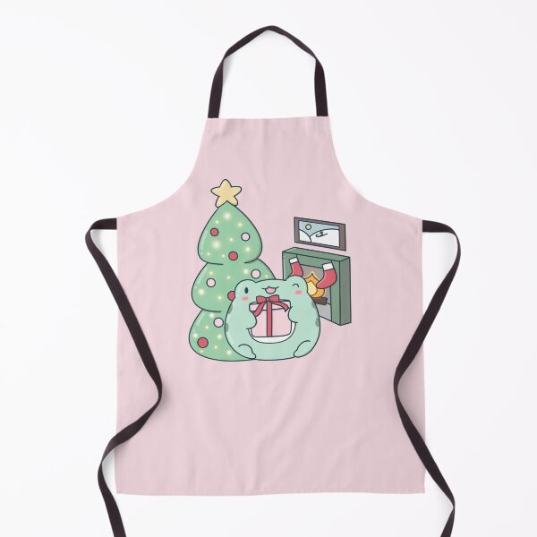 Item preview, Cute Christmas Frog - Kawaii Pastel Holiday Frog Holding Gift designed and sold by ShyHomebodyClub.