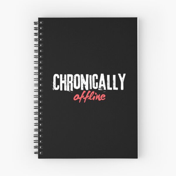 Item preview, Chronically Offline  Offline Is the New Luxury Minimalist Text Design designed and sold by NewRedLady.